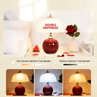 Dining Table Bud Lamp: Wireless & Touch-Sensitive, Creates Romantic Dinner Atmosphere with Warm White Light
