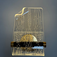 Minimalist Acrylic Wall Lamp for Office - Energy-saving LED Light