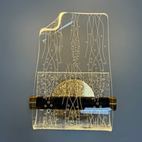 Minimalist Acrylic Wall Lamp for Office - Energy-saving LED Light