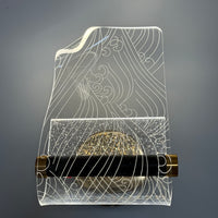 Artistic Acrylic Wall Lamp for Gallery - Unique LED Wall Light