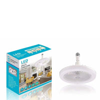 E27 rotatable led fan light CCT adjustable led ceiling fan lamp