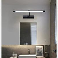 Sleek Wall Mount Bathroom Vanity Light, Dimmable LED Mirror Lighting for Bathroom Countertop