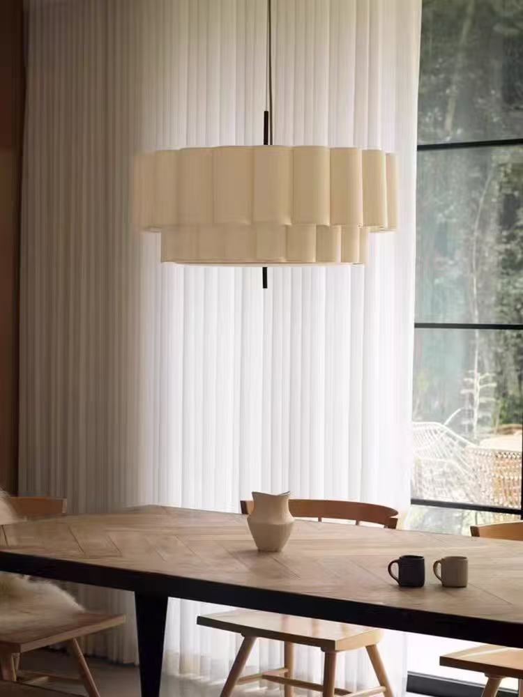 Black Farmhouse Chandelier, Rustic Pendant Lamp for Kitchen & Foyer