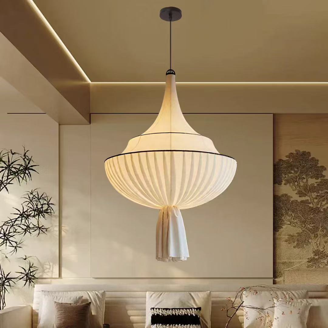 Dimmable LED Chandelier, Modern Semi Flush Mount Ceiling Light