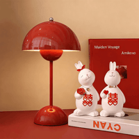 Bedside Bud Table Lamp: 3-Level Dimmable Warm Light for a Restful Night's Sleep