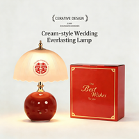 Dining Table Bud Lamp: Wireless & Touch-Sensitive, Creates Romantic Dinner Atmosphere with Warm White Light