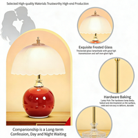 Dining Table Bud Lamp: Wireless & Touch-Sensitive, Creates Romantic Dinner Atmosphere with Warm White Light