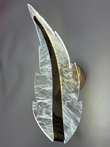 Contemporary Acrylic Wall Lamp for Bedroom - Dimmable LED Sconce