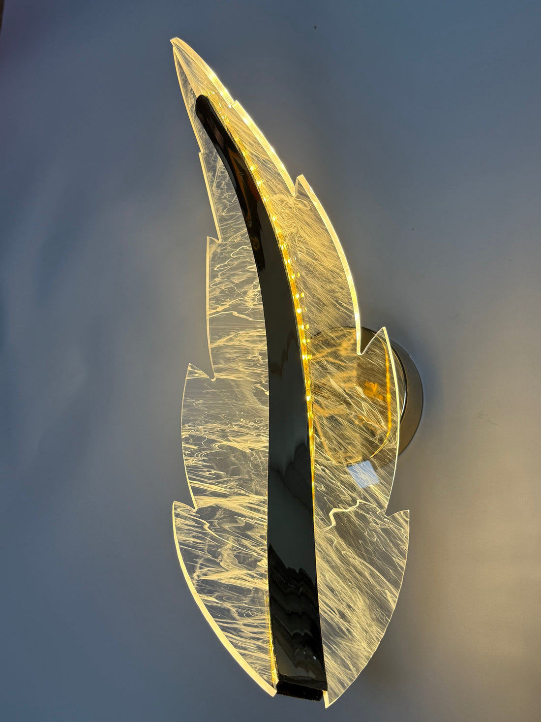 Contemporary Acrylic Wall Lamp for Bedroom - Dimmable LED Sconce