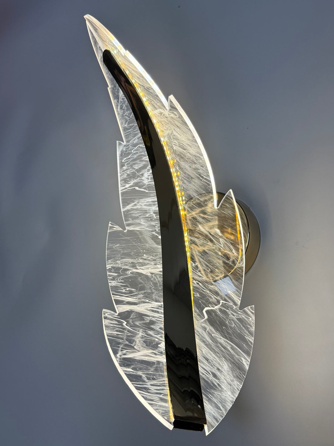 Contemporary Acrylic Wall Lamp for Bedroom - Dimmable LED Sconce