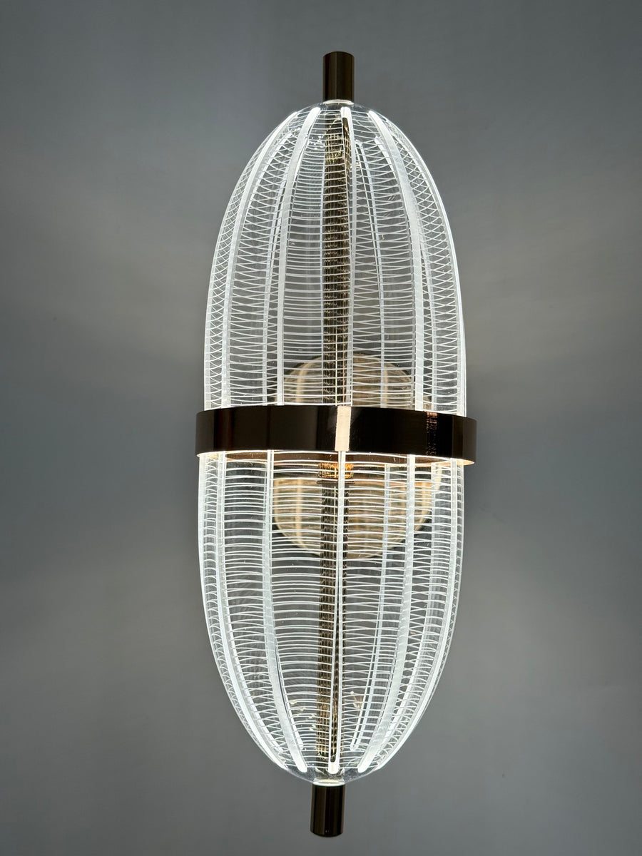 Acrylic Wall Light with Warm LED for Cozy Ambiance