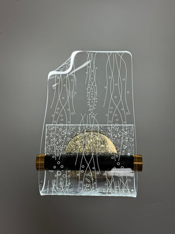 Minimalist Acrylic Wall Lamp for Office - Energy-saving LED Light