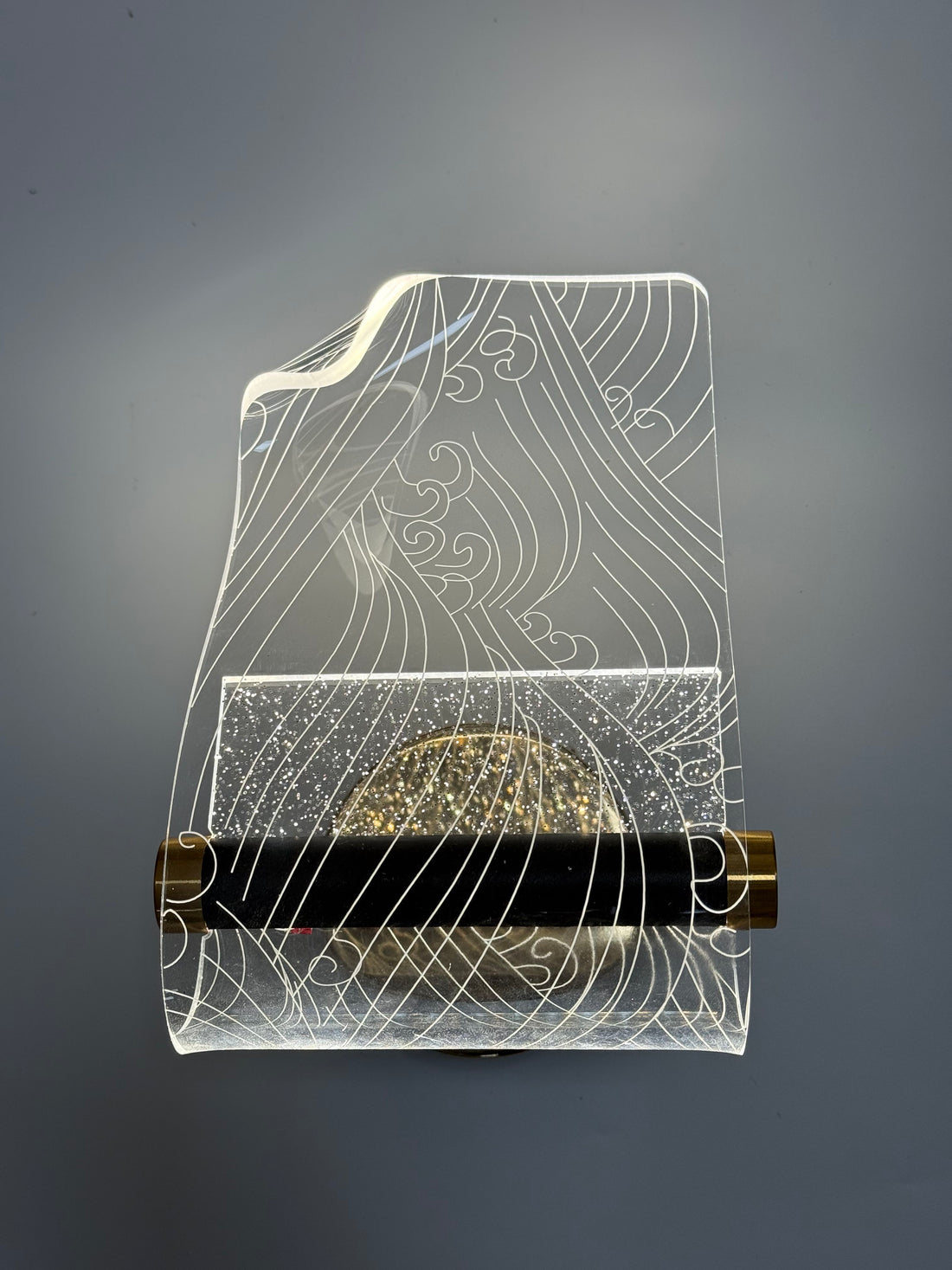 Artistic Acrylic Wall Lamp for Gallery - Unique LED Wall Light