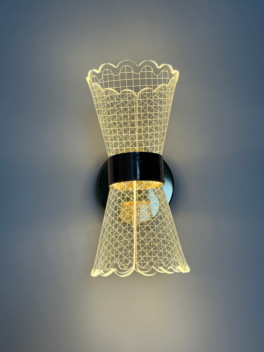 Premium Acrylic Wall Lamp for Luxurious Lounges