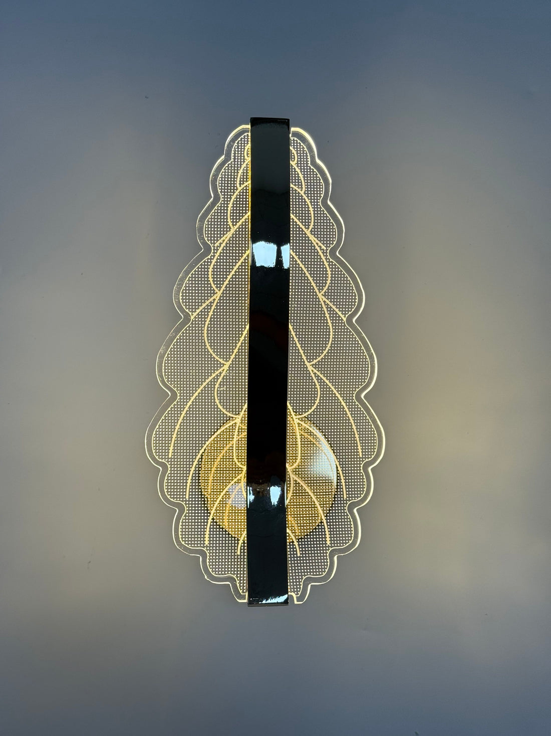Soft Glow Acrylic Wall Lamp for Relaxing Bathrooms