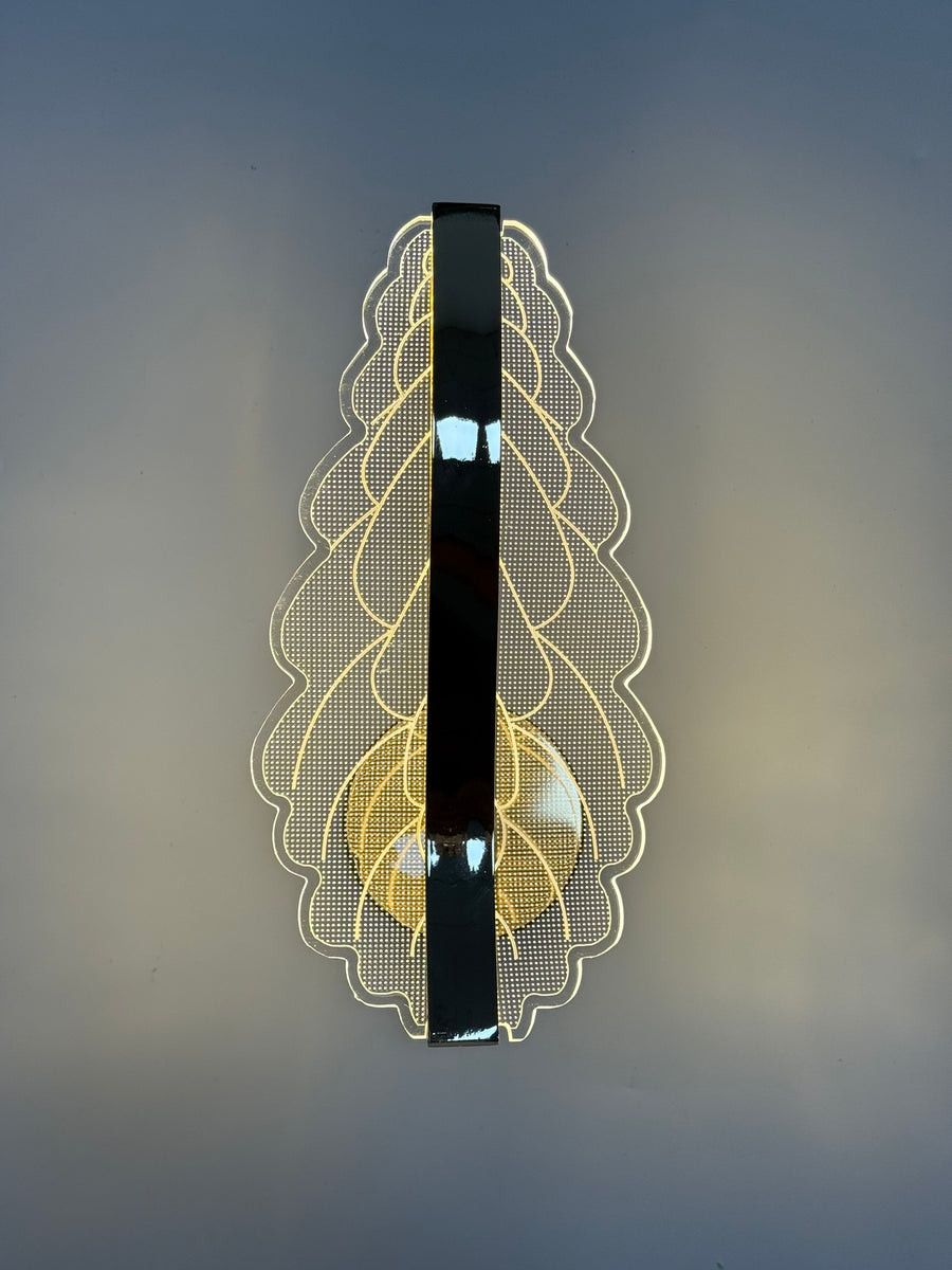 Soft Glow Acrylic Wall Lamp for Relaxing Bathrooms