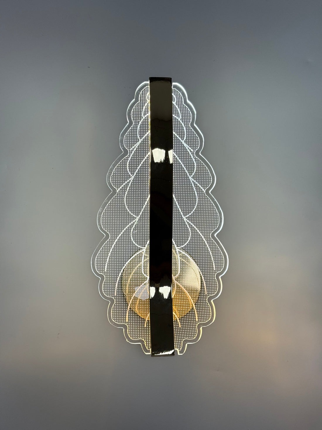 Soft Glow Acrylic Wall Lamp for Relaxing Bathrooms