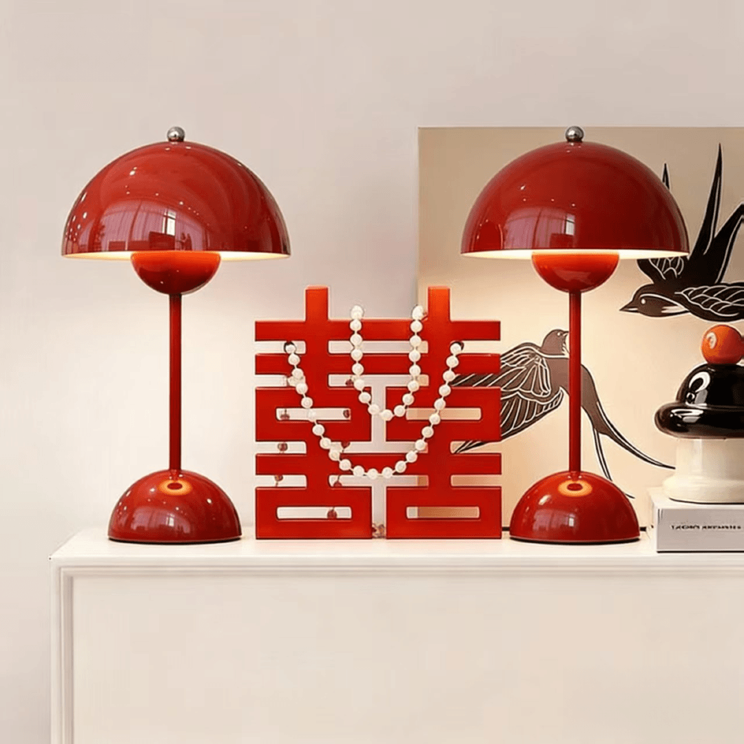Bedside Bud Table Lamp: 3-Level Dimmable Warm Light for a Restful Night's Sleep