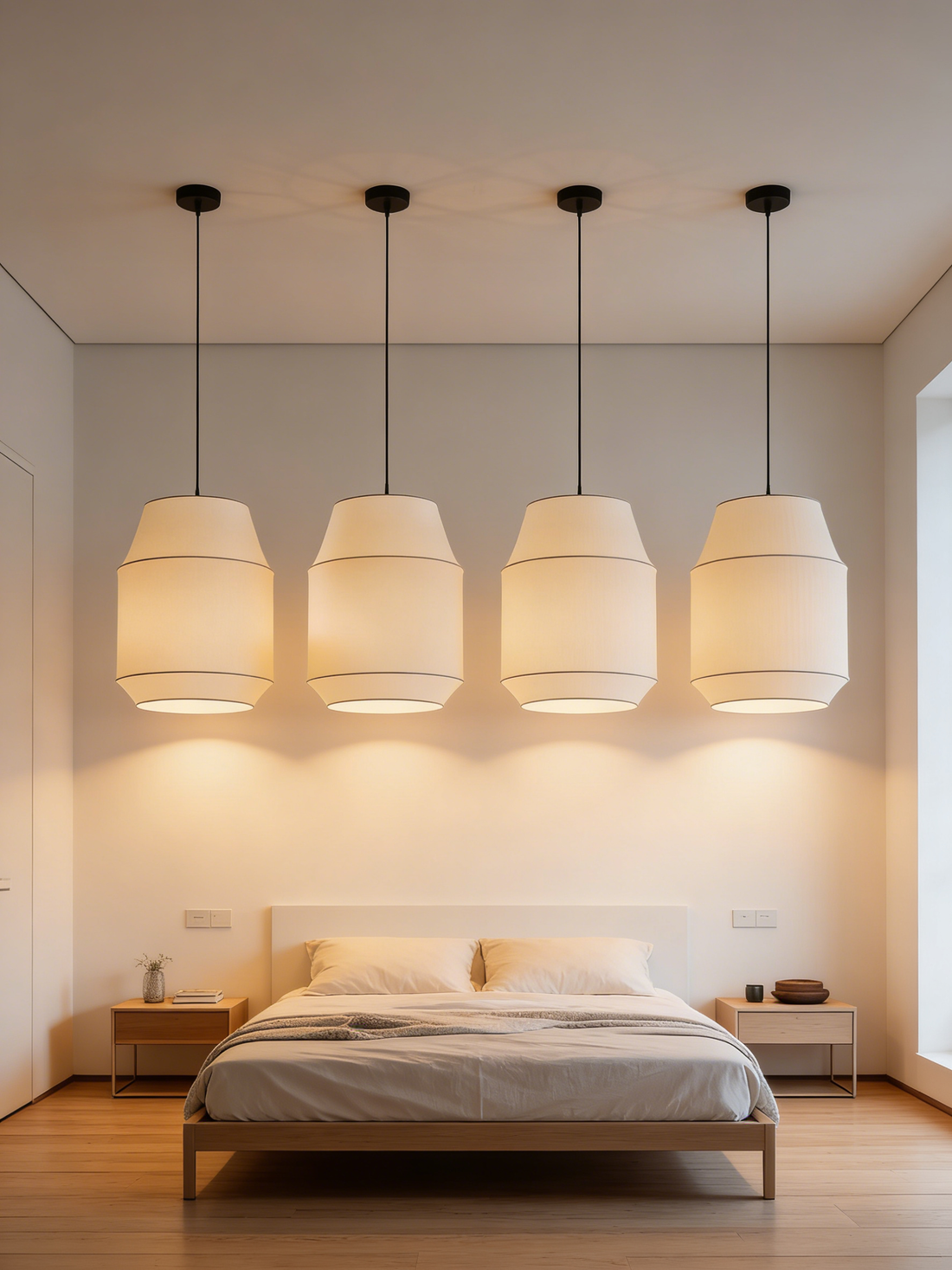 Black Farmhouse Chandelier 6-Light Rustic Pendant Lighting for Hallway