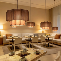 Sputnik Chandelier Mid Century Modern Pendant Light for High Ceiling