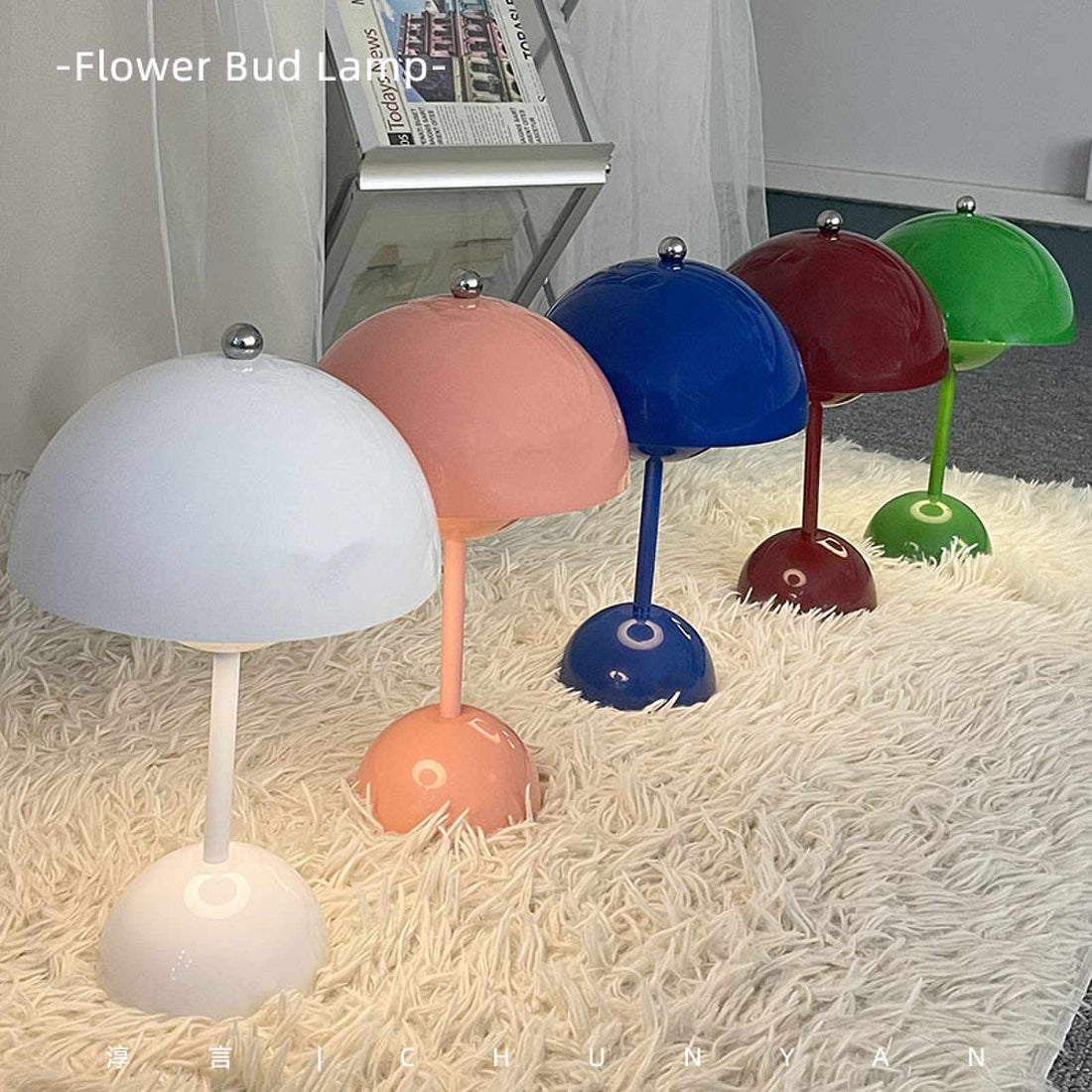Modern LED Table Lamp for Study Room with Touch Control